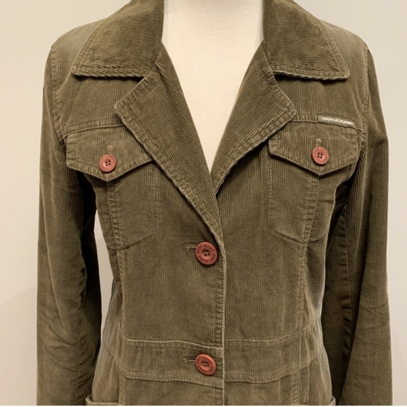 DKNY Corduroy Jacket Sz M - Picture 10 of 14